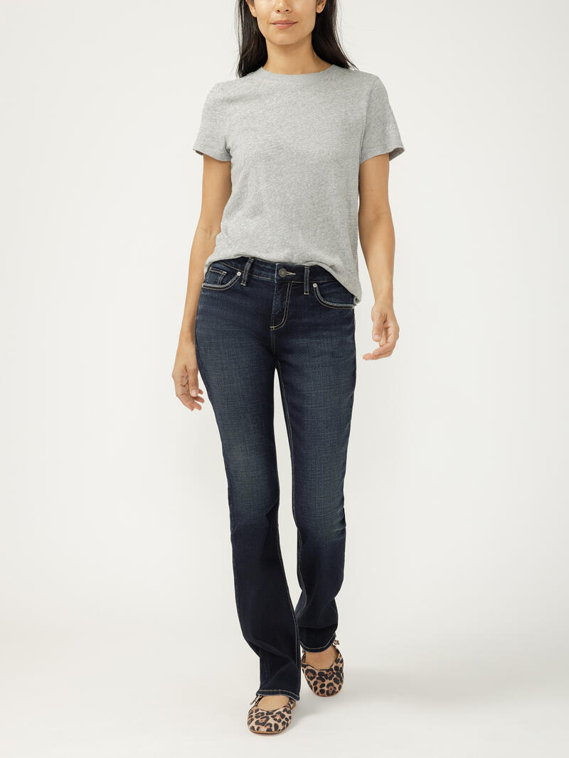 Elyse Mid Rise Slim Bootcut Luxe Stretch Jeans