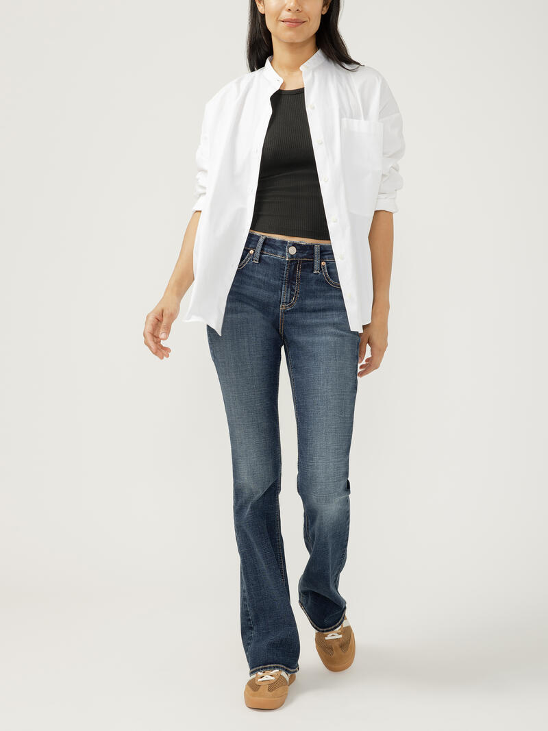 Elyse Mid Rise Bootcut Jeans