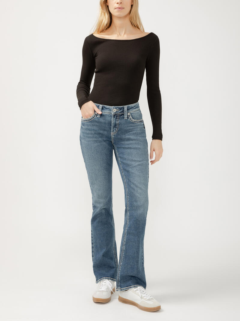 Elyse Mid Rise Bootcut Jeans