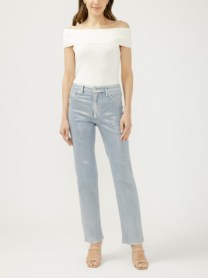 Isbister Straight Leg Coated Jeans