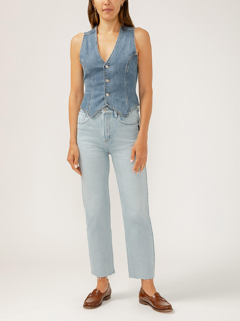 Highly Desirable High Rise Straight Leg Ankle Jeans
