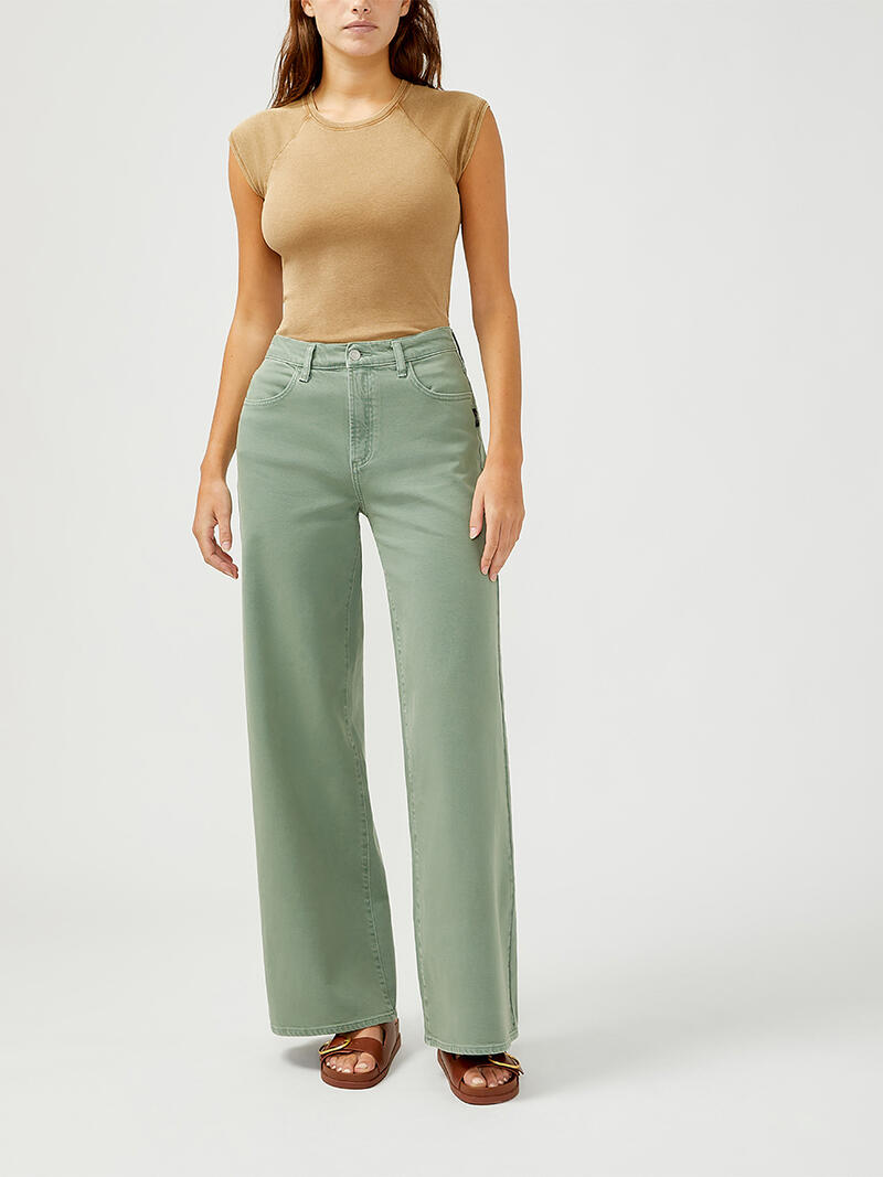 Highly Desirable High Rise Ultra Wide Leg Jeans