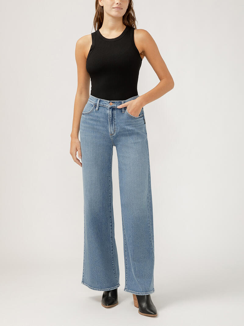 Highly Desirable High Rise Ultra Wide Leg Jeans