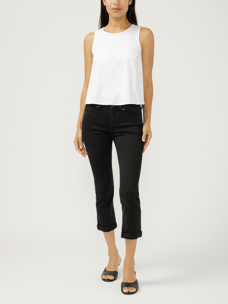 Suki Mid Rise Luxe Stretch Capri