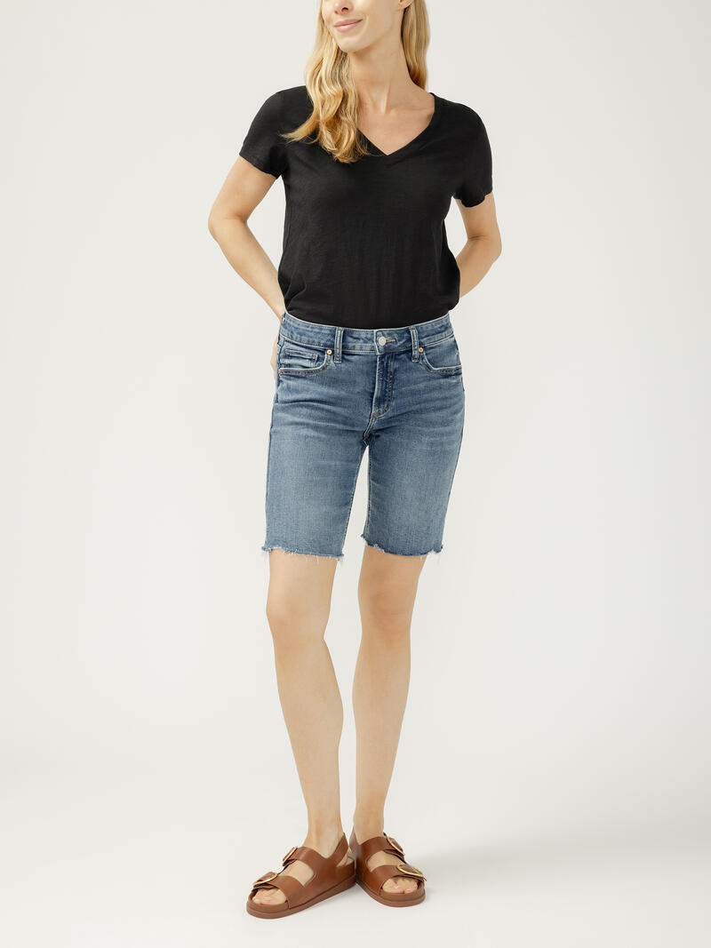 Elyse Mid Rise Bermuda Shorts