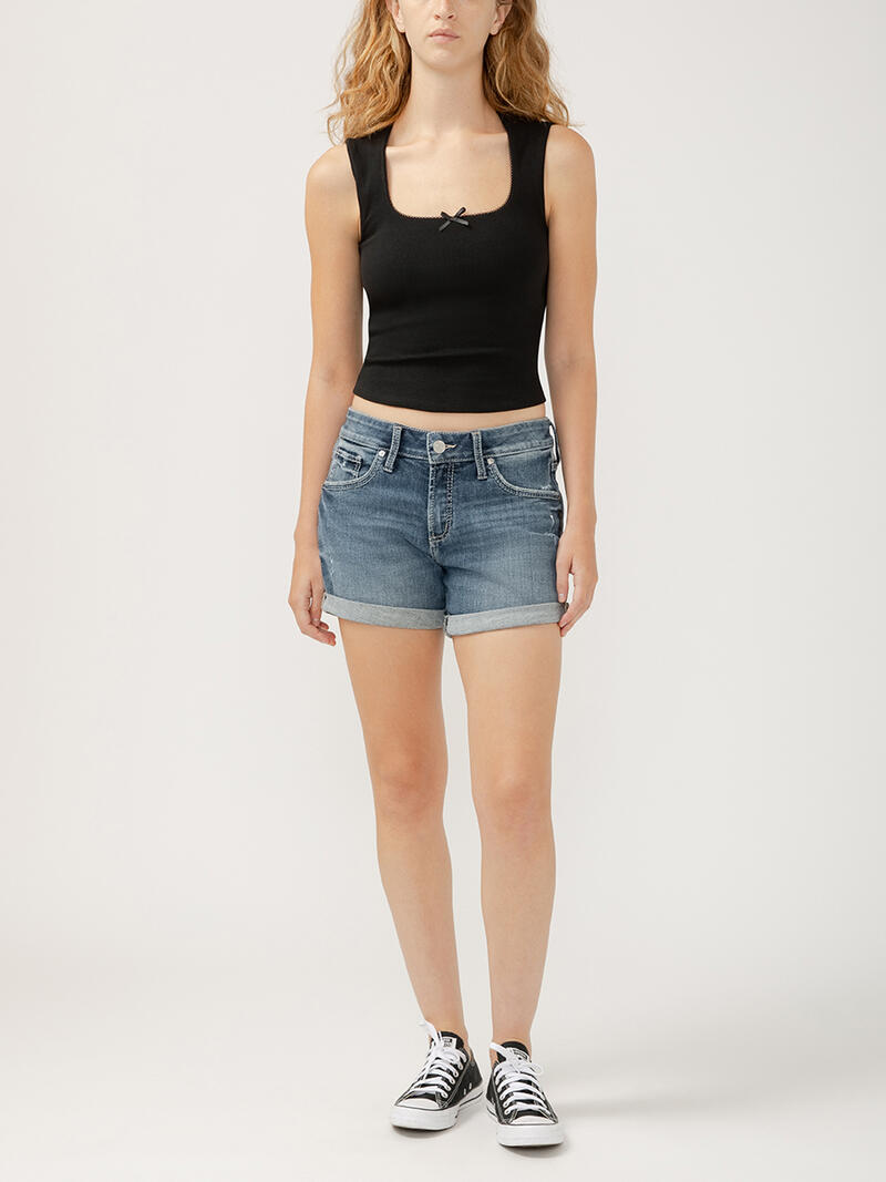 Boyfriend Mid Rise Shorts
