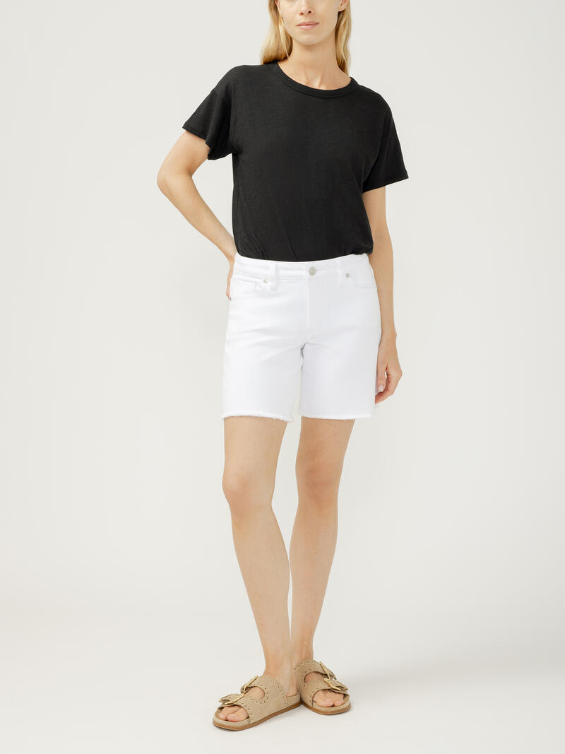 Suki Mid Rise Long Shorts