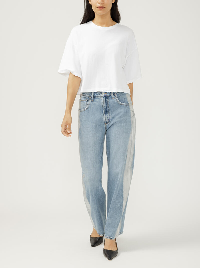 Be Easy Wide Leg Coated Jeans