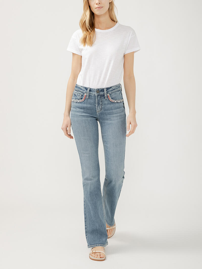Suki Mid Rise Bootcut Luxe Stretch Americana Jeans
