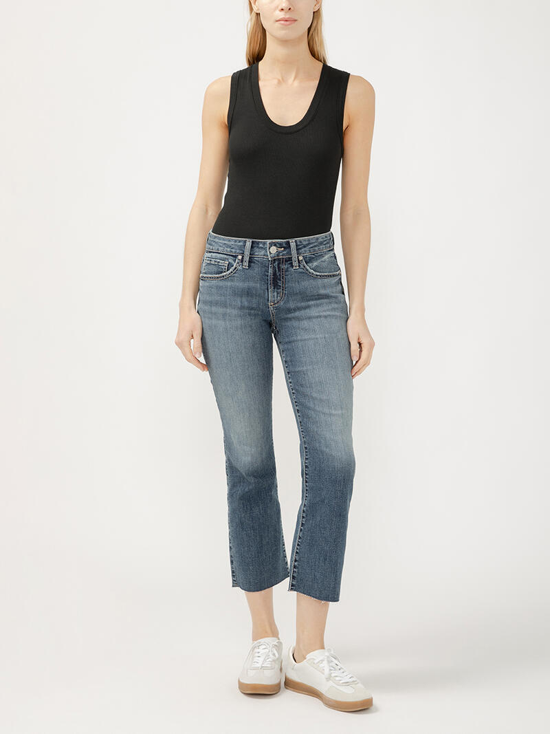Suki Mid Rise Kick Flare Luxe Stretch Americana Jeans