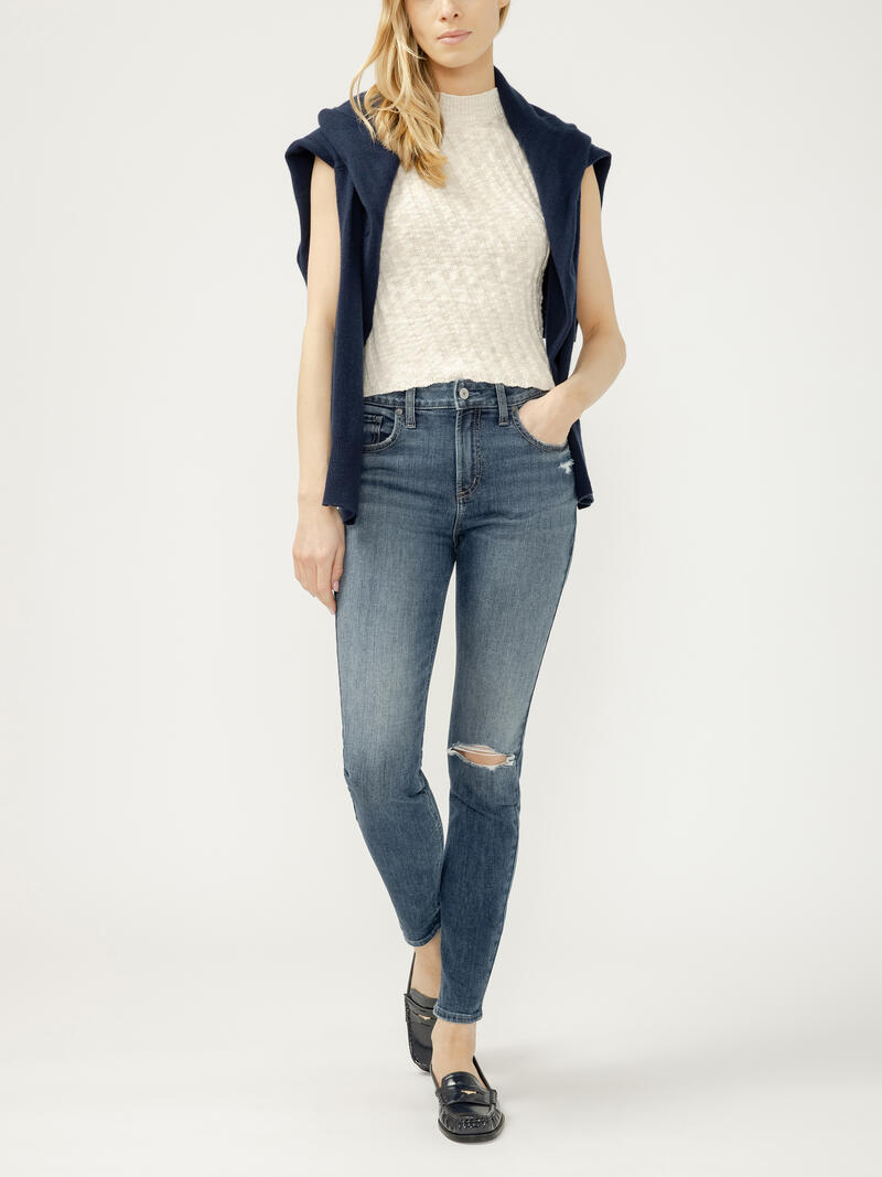 Avery High Rise Skinny Luxe Stretch Jeans