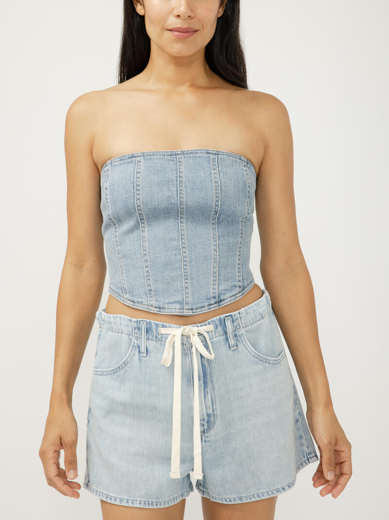 Denim Corset