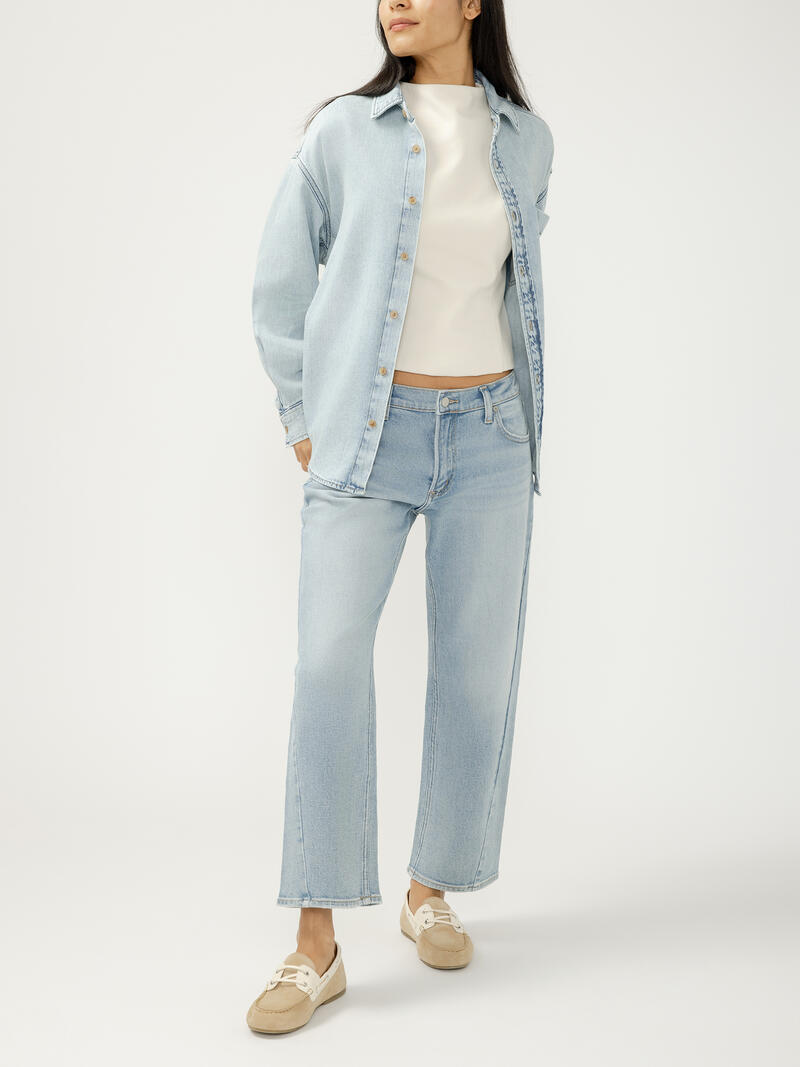 Relaxed Button-Up Beach Shirt