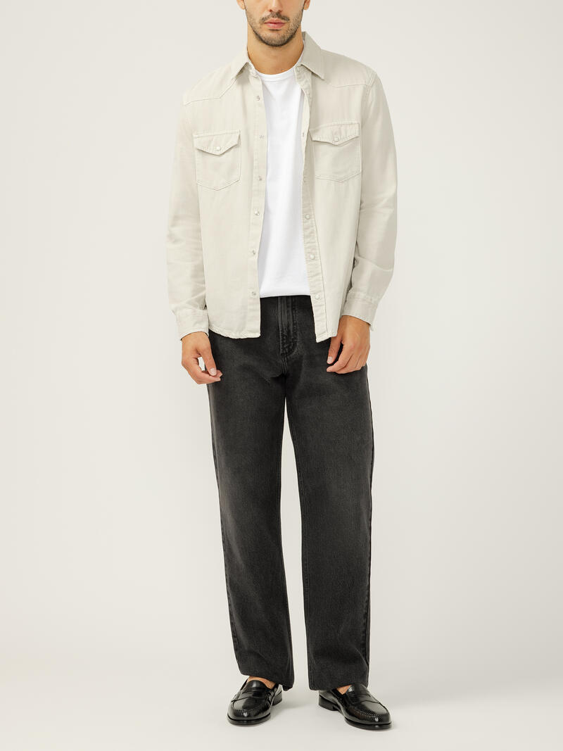 Relaxed Fit Straight Leg Jeans