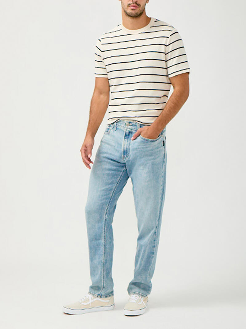 Eddie Relaxed Fit Slim Straight Leg Jeans