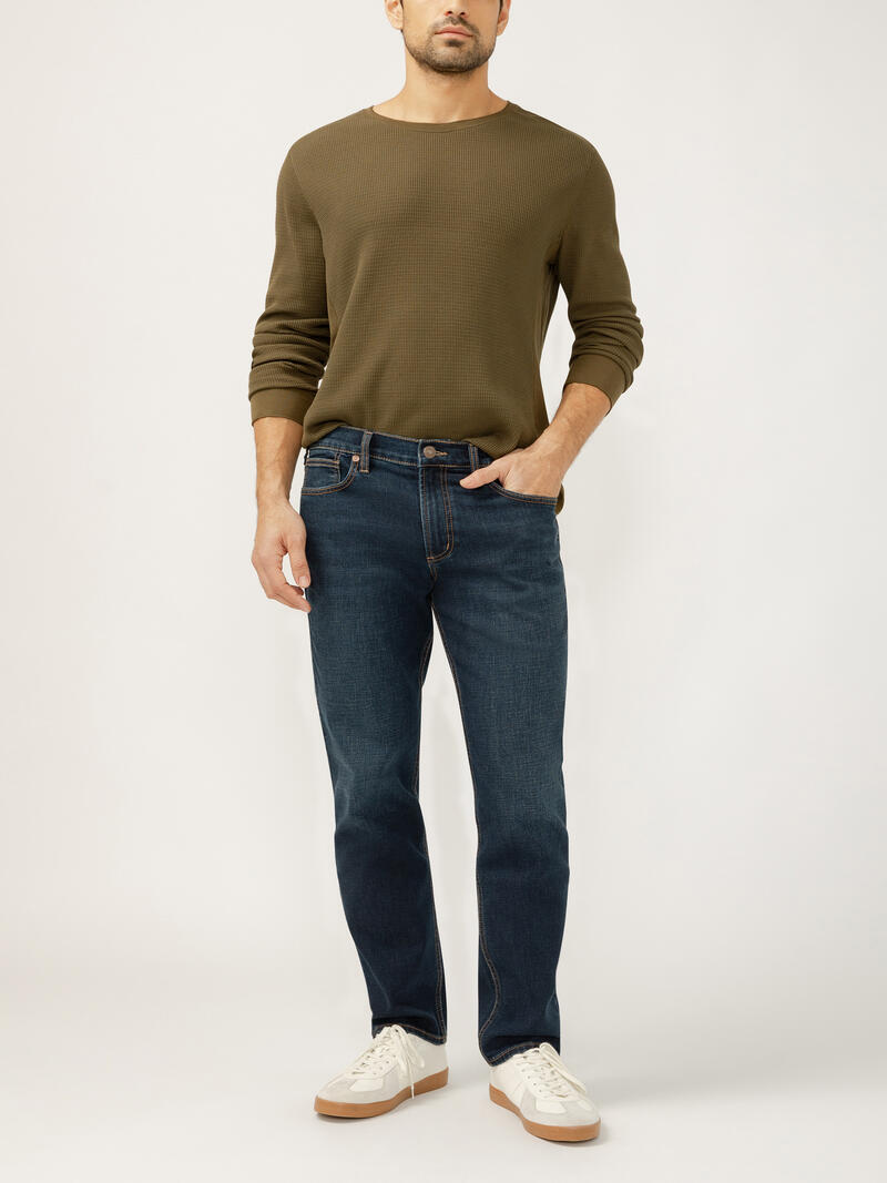 Eddie Relaxed Fit Slim Straight Leg Luxe Heritage Jeans