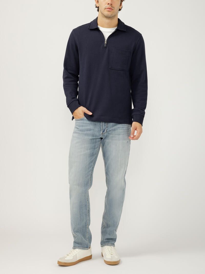Eddie Relaxed Fit Slim Straight Leg Jeans