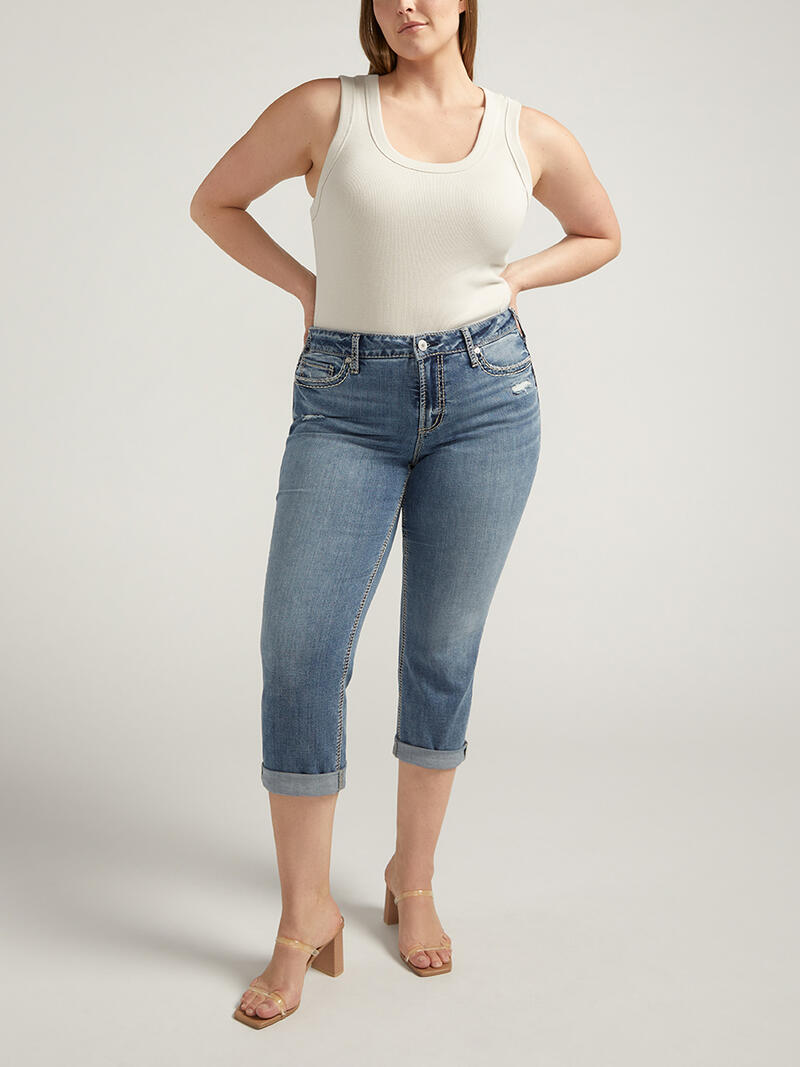 Suki Mid Rise Capri Plus Size